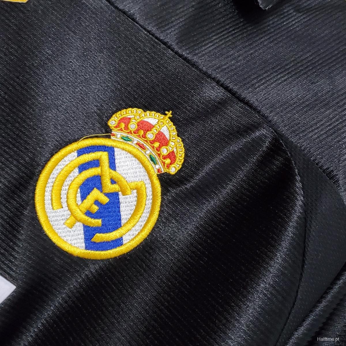 Retro 99/00 Real Madrid Third Black Jersey