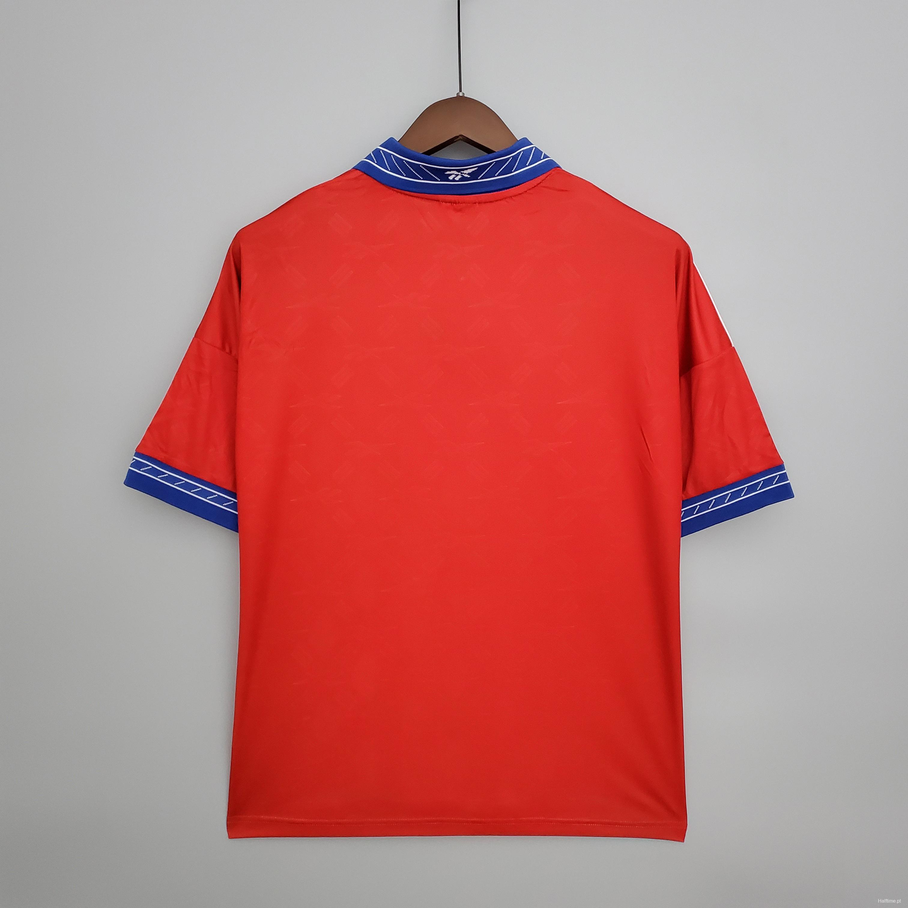 Retro 1998 Chile home Soccer Jersey