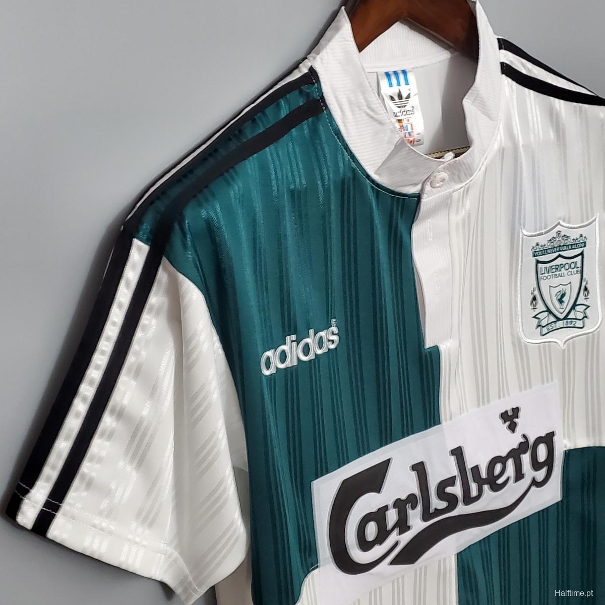 Retro 95/96 Liverpool away Soccer Jersey