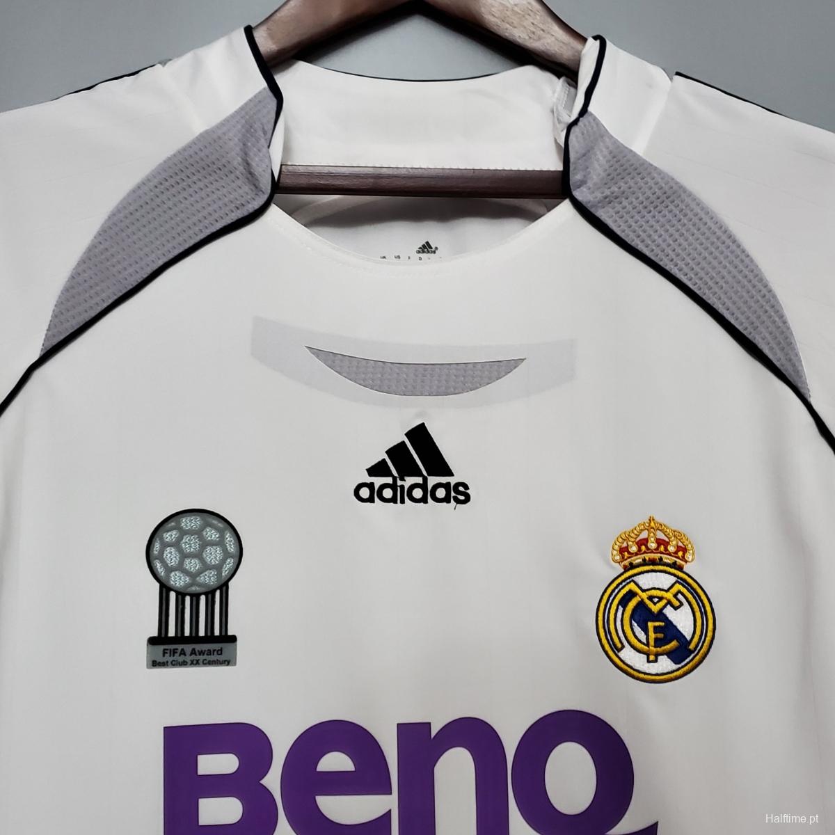 Retro Real Madrid 06/07 home Soccer Jersey