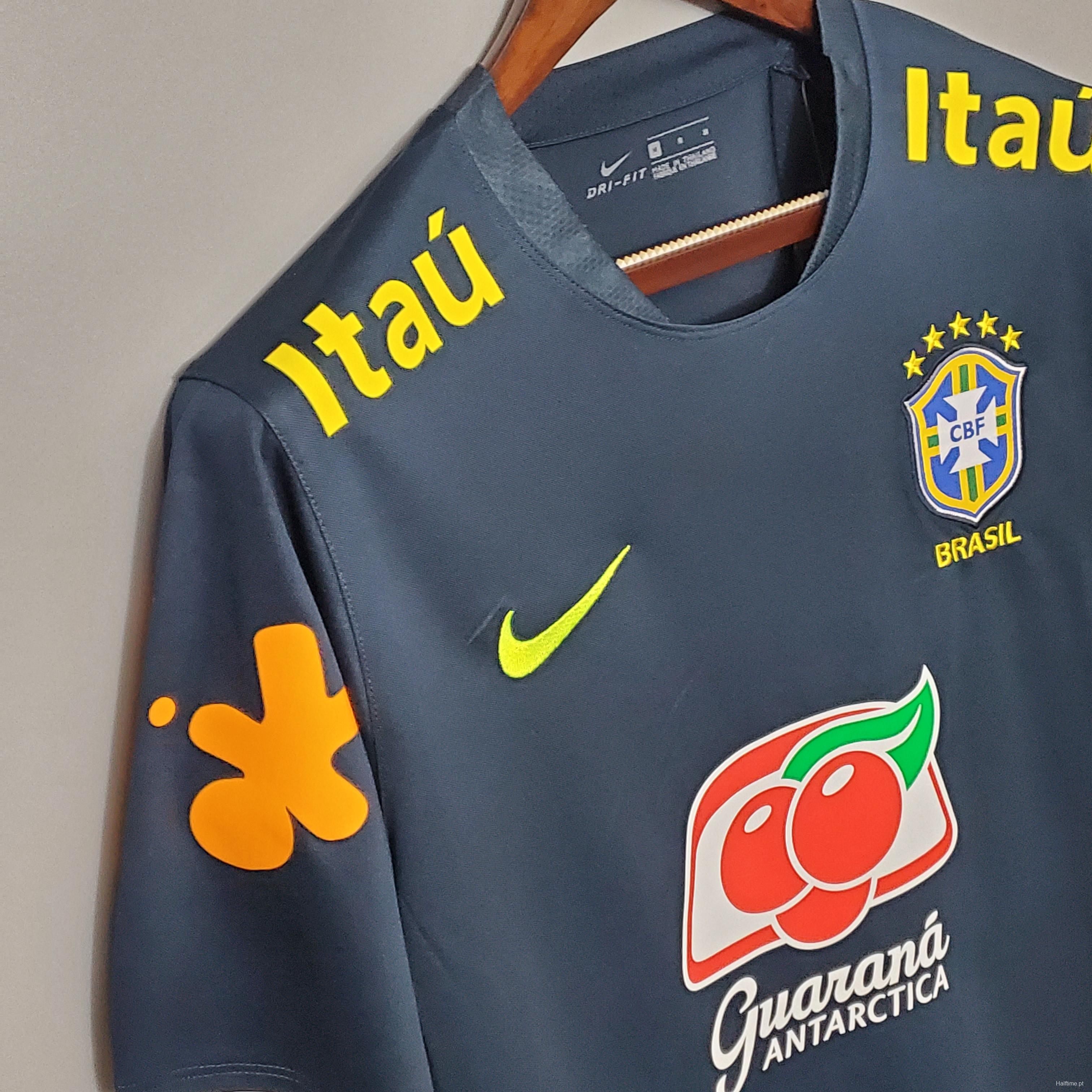 2022 Brazil Navy Training Soccer Jersey