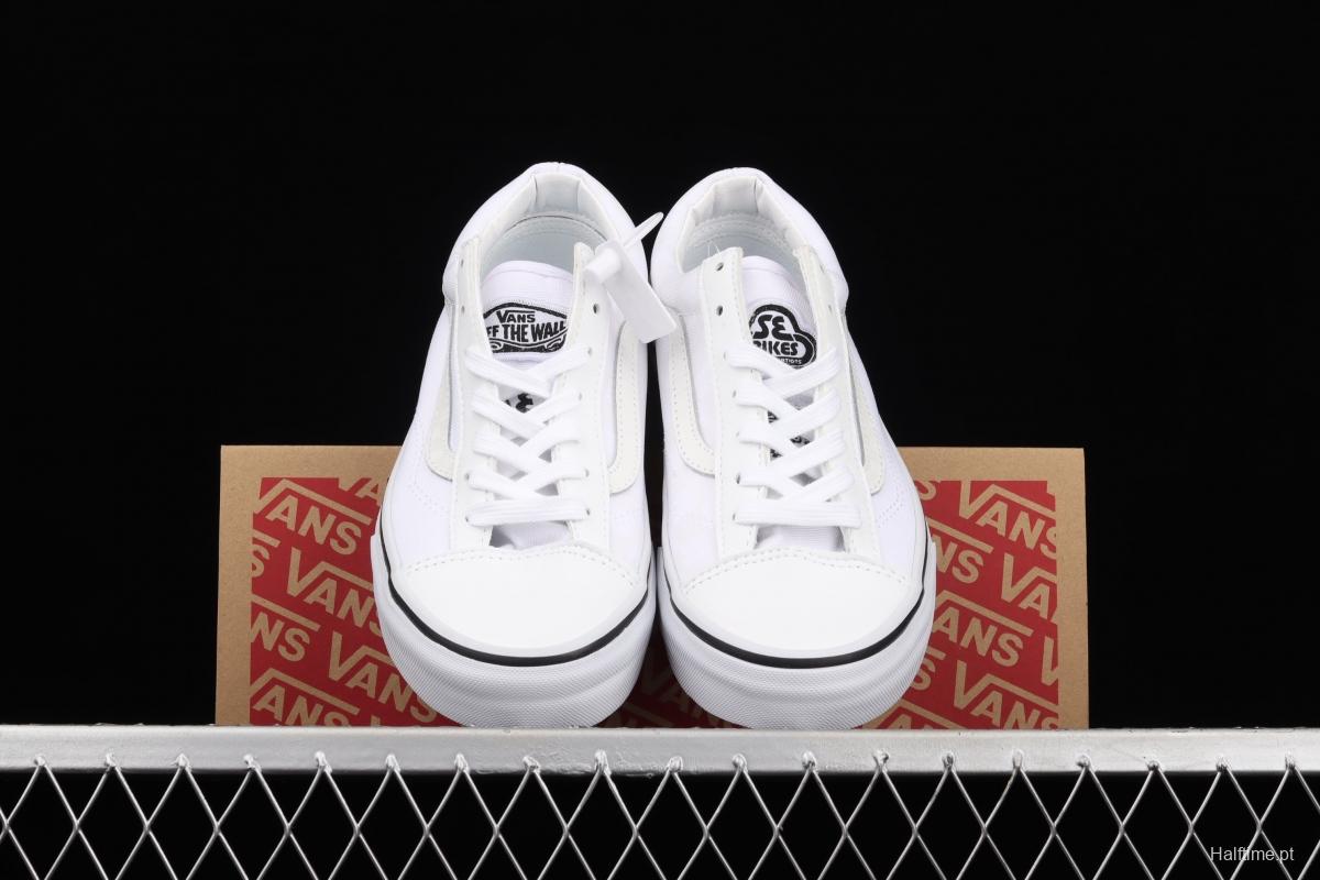 Vans x Se Bilkes Style 36 joint white 3M reflective low-top casual board shoes VN0A54F64YS