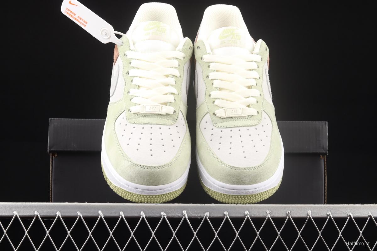 NIKE Air Force 11607 Low light green gray color matching low-top casual board shoes DL5819-618