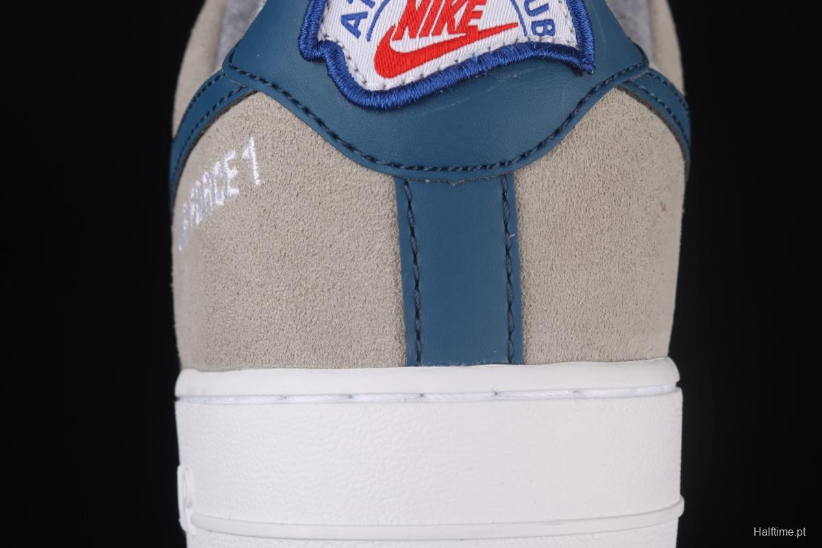 NIKE Air Force 1x 07 Low rice white blue hook low top casual board shoes DH7568-001