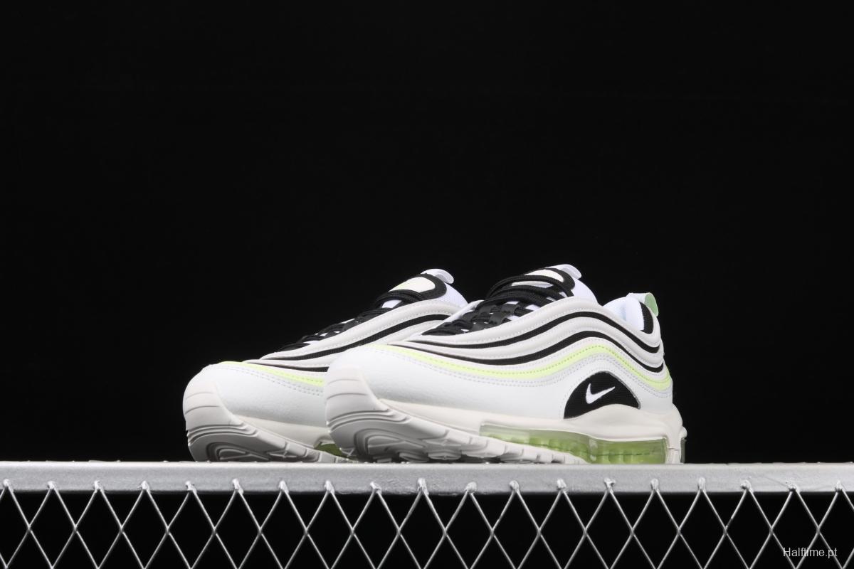 NIKE Air Max 97 XL 3M reflective white and green air cushion running shoes 921733-105