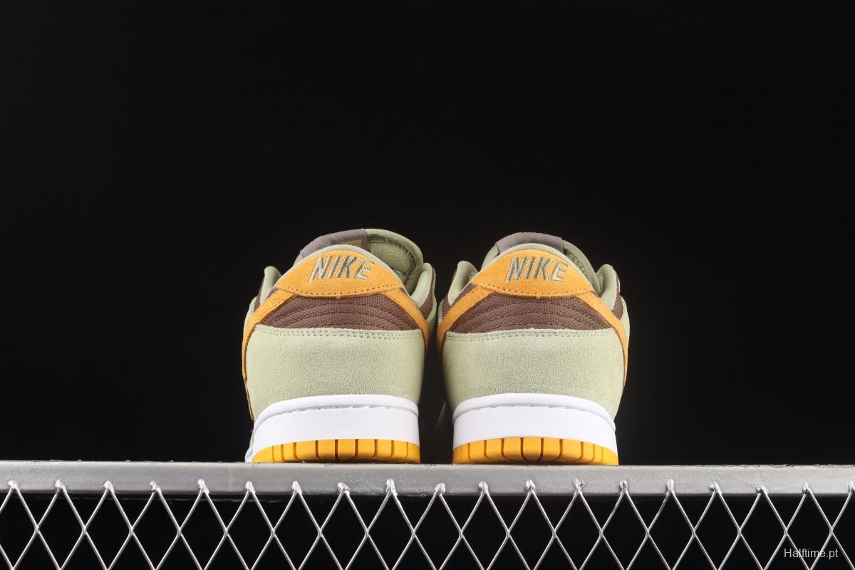 NIKE SB DUNK Low Prm green brown orange SB rebound fashion casual board shoes DH5360-300