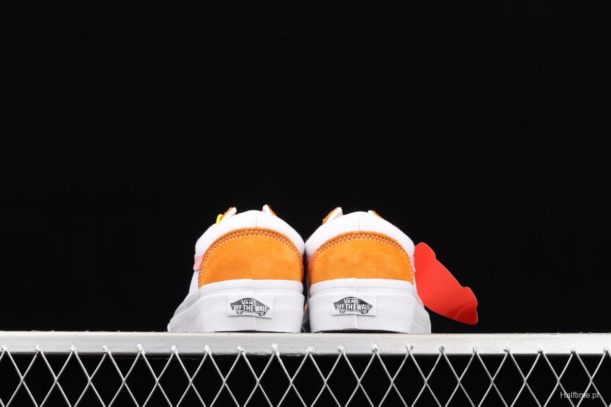 Vans Old Skool official website correct version 2021 orange soda 2.0low-top casual board shoes VN0A38G19XE