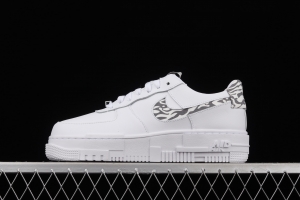 NIKE Air Force 1 Pixel deconstructs Leisure Board shoes DH9632-100 with low Top