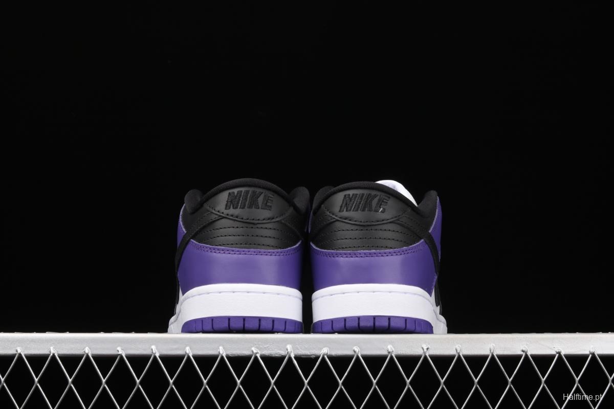 NIKE SB DUNK Low Court Purple black and purple North Carolina low-top leisure sports skateboard shoes BQ6817-500