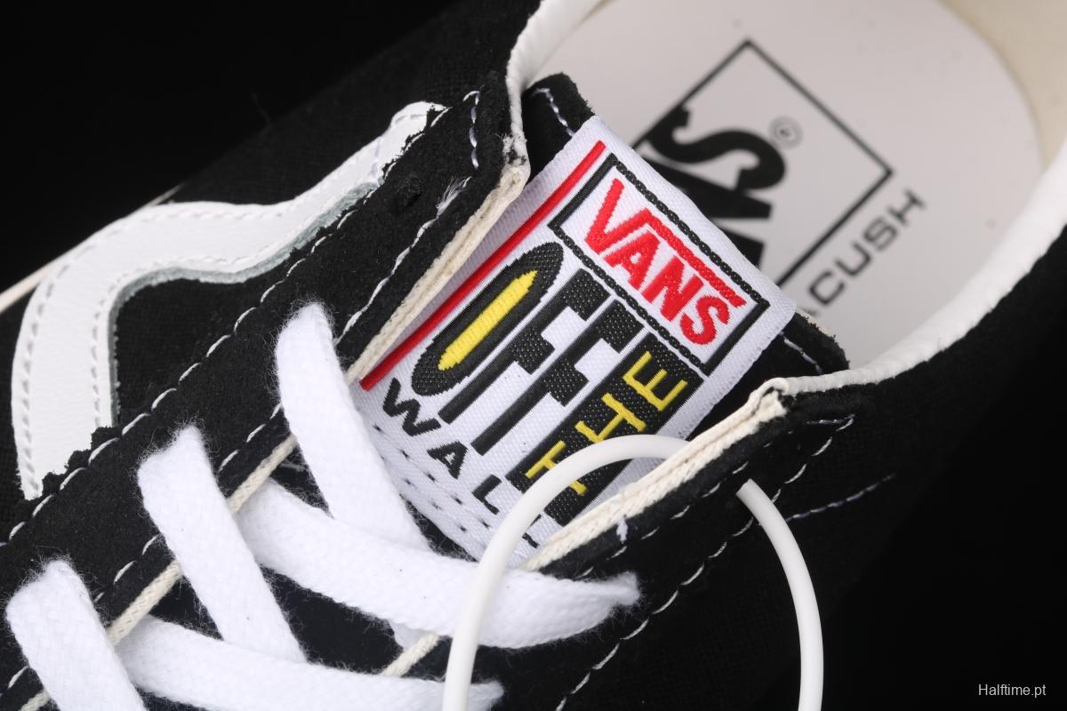 Vans Sport 73 Dx Chen Feiyu with Anaheim classic black and white canvas retro low-top casual board shoes VN0A3WLQUL1