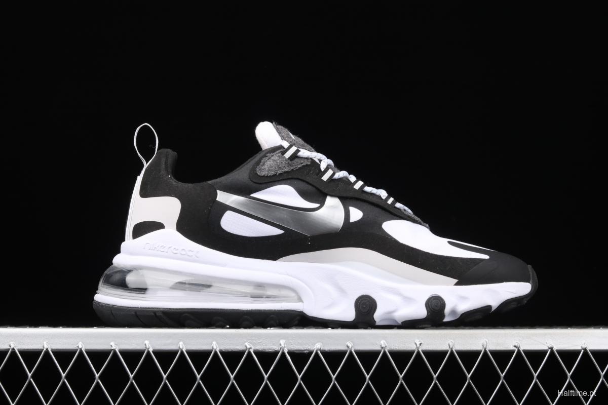 NIKE Air Max 270React new high frequency mesh hollowing out function half-palm air cushion running shoes CQ4805-101,