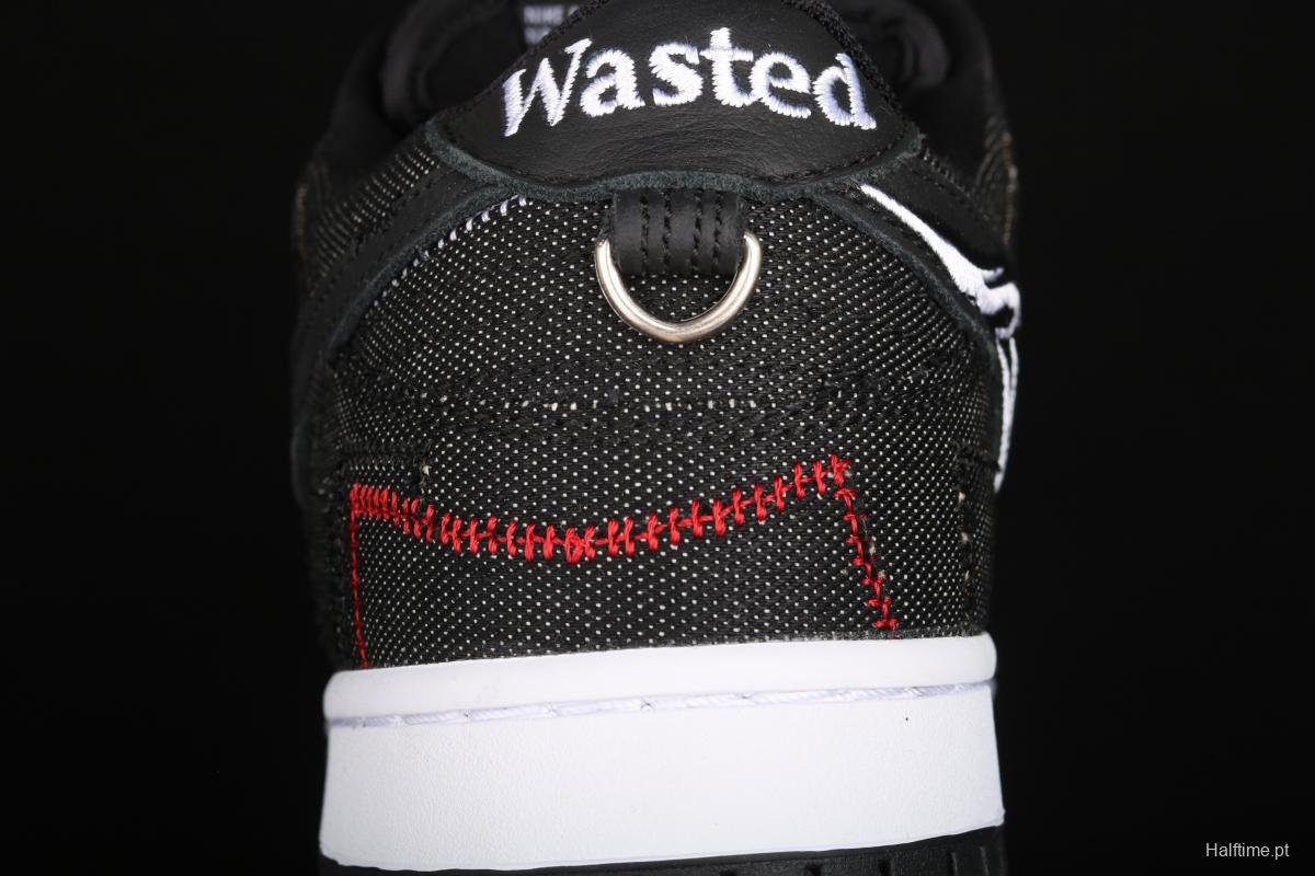 Wasted Youth x NIKE SB DUNK Low SB buckle rebound fashion casual board shoes DD8386-001