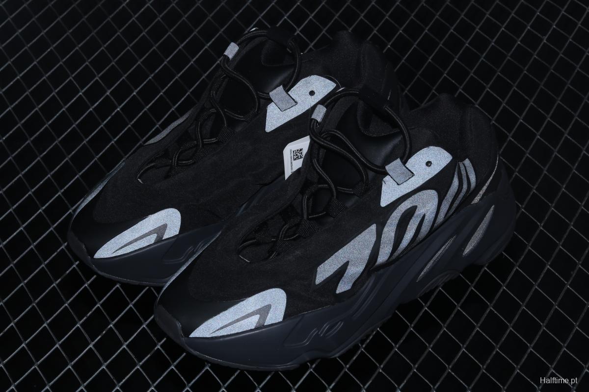 Adidas Yeezy Boost 3M 700 MNVN FY3727 coconut 700 3M reflective nylon running shoes