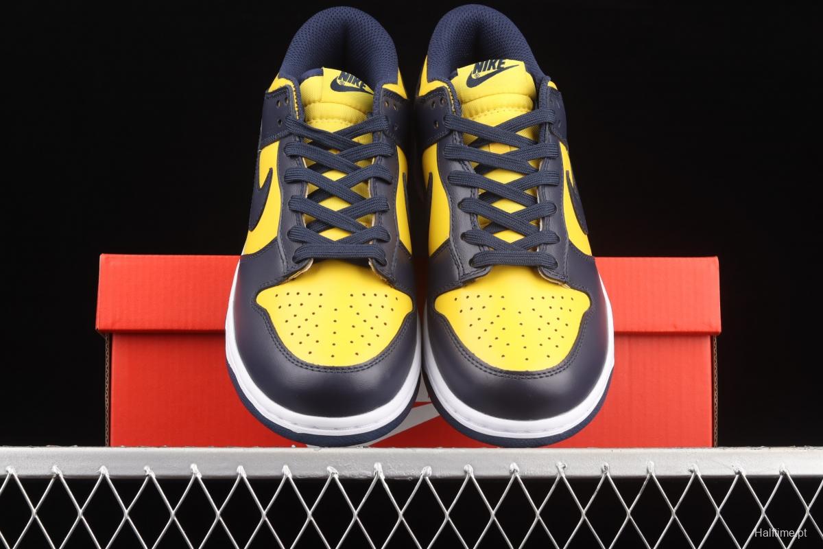 NIKE SB DUNK Low Michigan Michigan color buckle broken backboard fashion casual board shoes DD1391-700