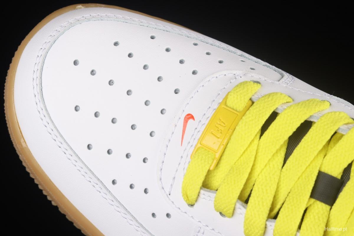 NIKE Air Force 1 Have A Nike Day smiley face low-top casual board shoes DO5854-100