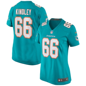 Women's Solomon Kindley Aqua Player Limited Team Jersey