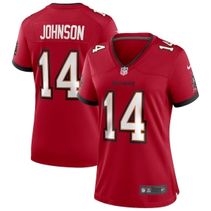 Women's Brad Johnson Red Retired Player Limited Team Jersey