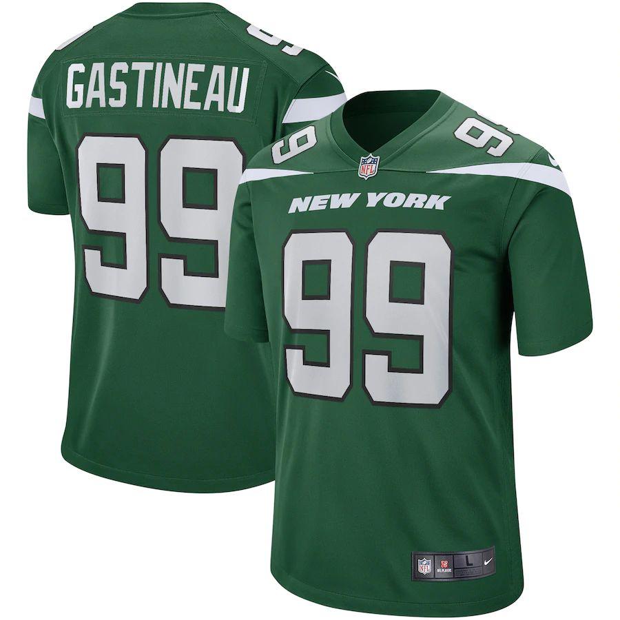 Men's Mark Gastineau Gotham Green Retired Player Limited Team Jersey