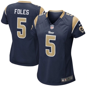 Women's Nick Foles Navy Player Limited Team Jersey