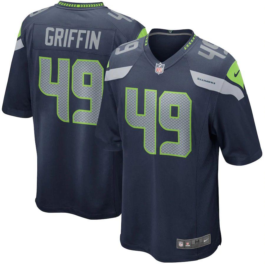 Men's Shaquem Griffin Navy Player Limited Team Jersey