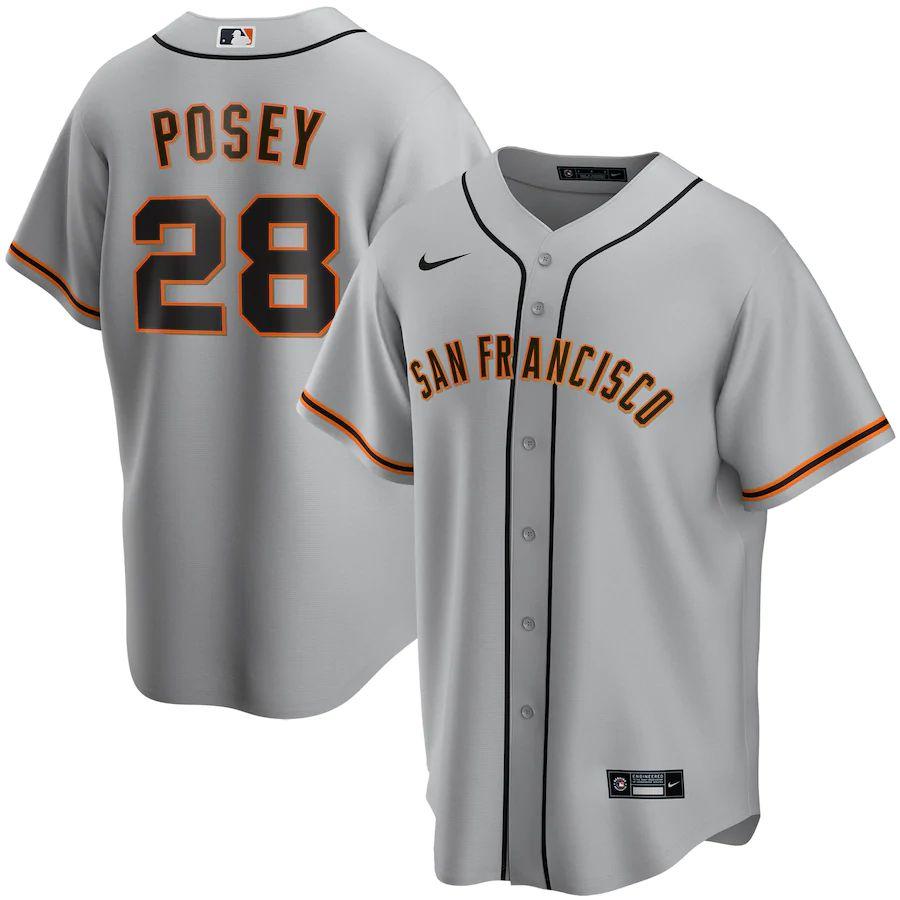 Men's Nike Buster Posey Cream San Francisco Giants Home 2020