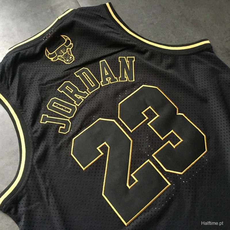 Men's Michael Jordan Black Retro Classic Team Jersey