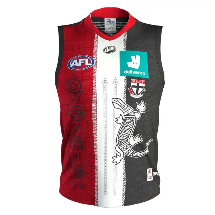 St Kilda Saints 2020 Men's Indigenous Football Guernsey