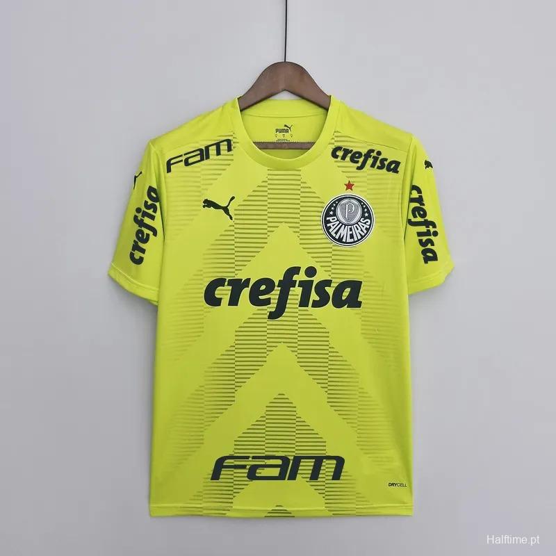 22/23 All Sponsor Palmeiras Goalkeeper Green Jersey