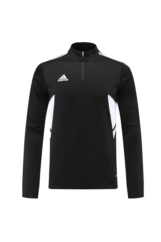 22./23 Adidas Black Half Zipper Tracksuit