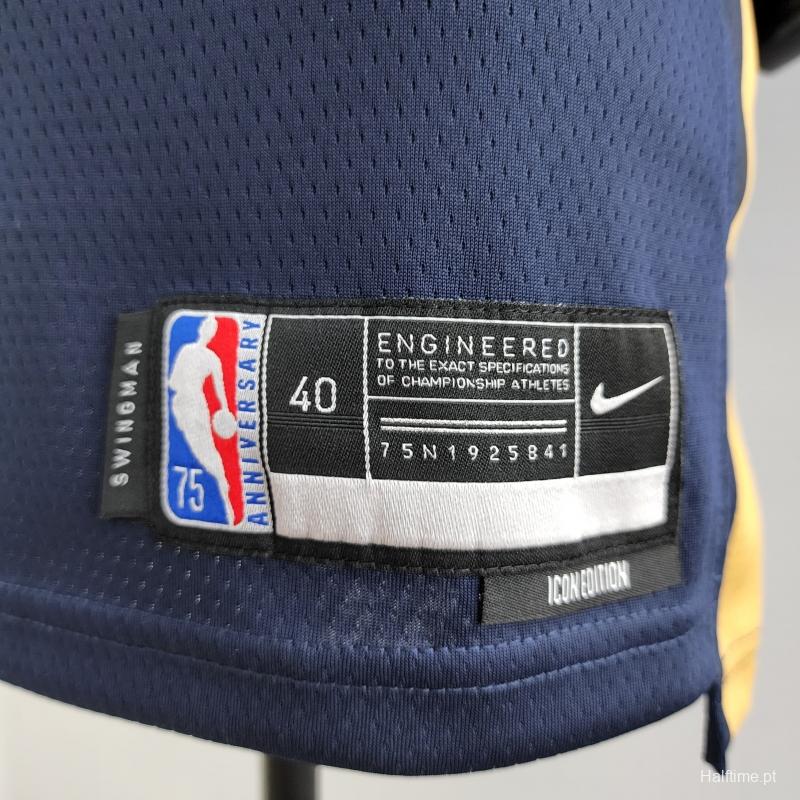 75th Anniversary New Orleans Pelicans Williams #1 Navy Blue NBA Jersey