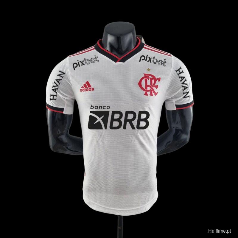 Player Version 22/23 All Sponsors Flamengo Away Soccer Jersey