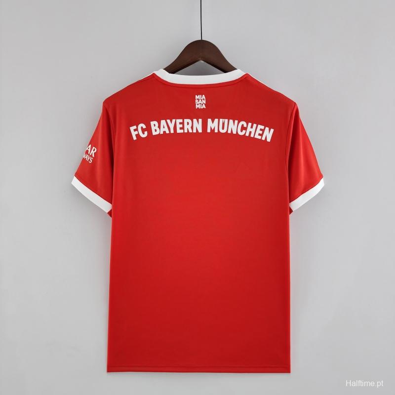 22/23 Bayern Munich Home Soccer Jersey