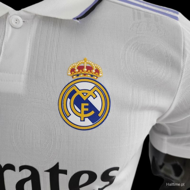 Player Version 22/23 Real Madrid Home Soccer Jersey