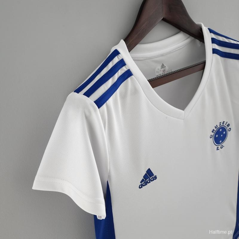 22/23 Women Cruzeiro Away Soccer Jersey