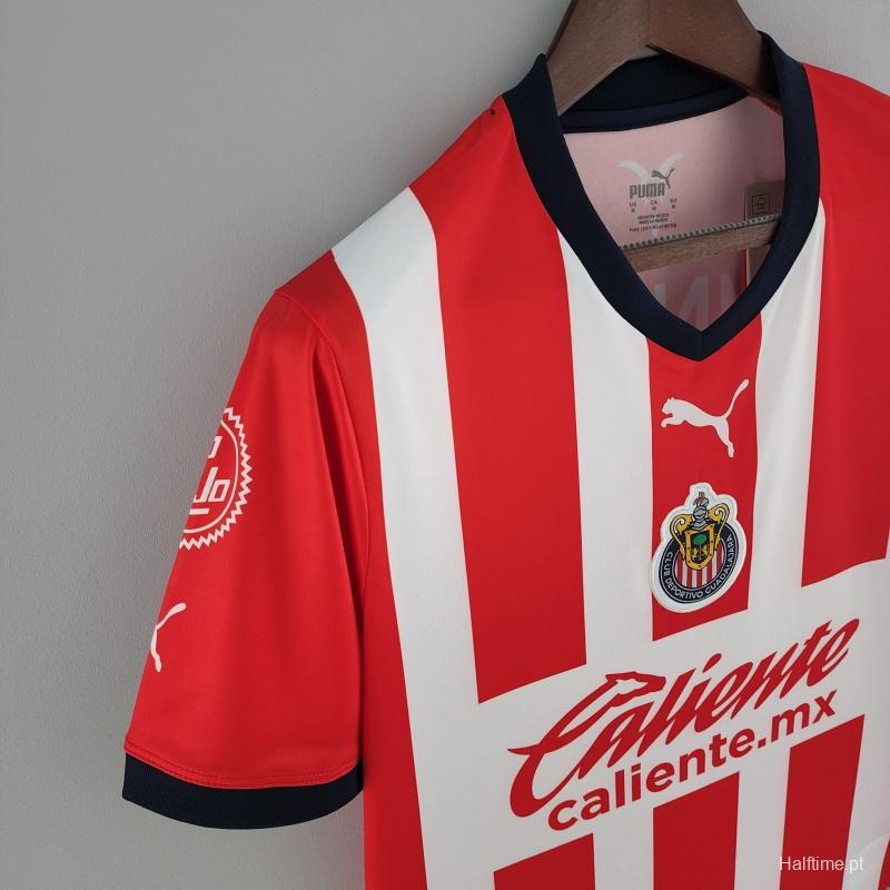 22/23 Chivas Guadalajara CD Home Soccer Jersey