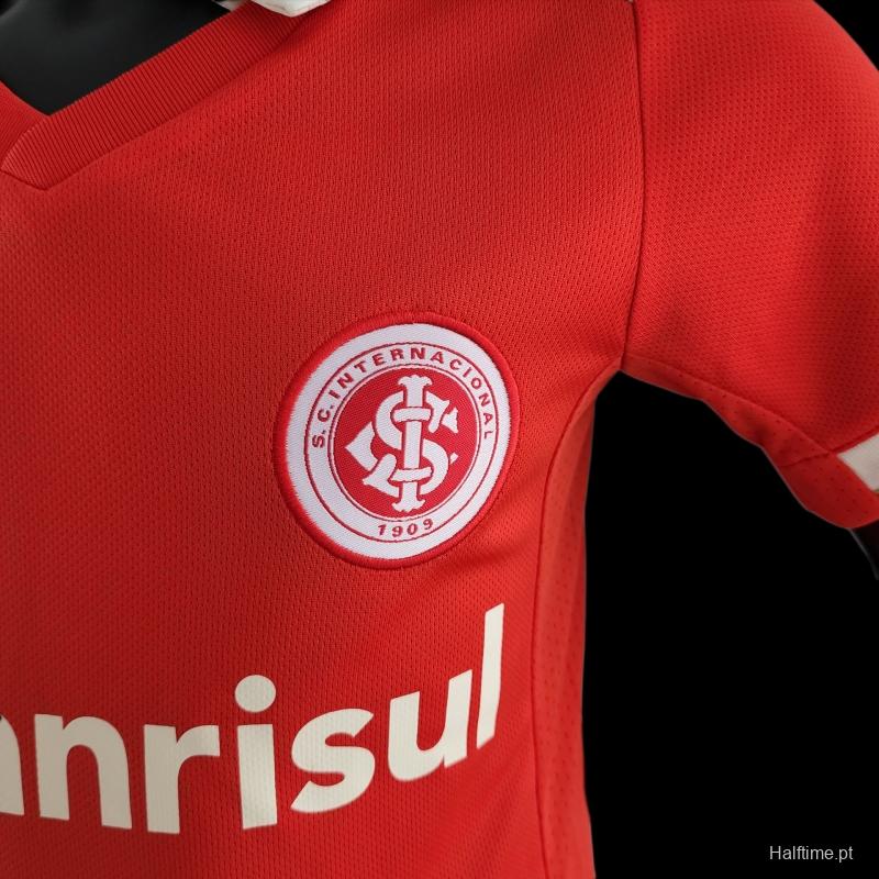 22/23 Kids Kit SC Internacional Home Size：16-28 Soccer Jersey