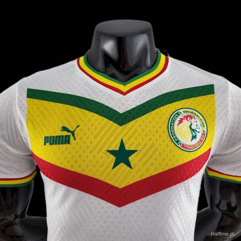 Player Version 2022 Senegal Home Soccer Jersey