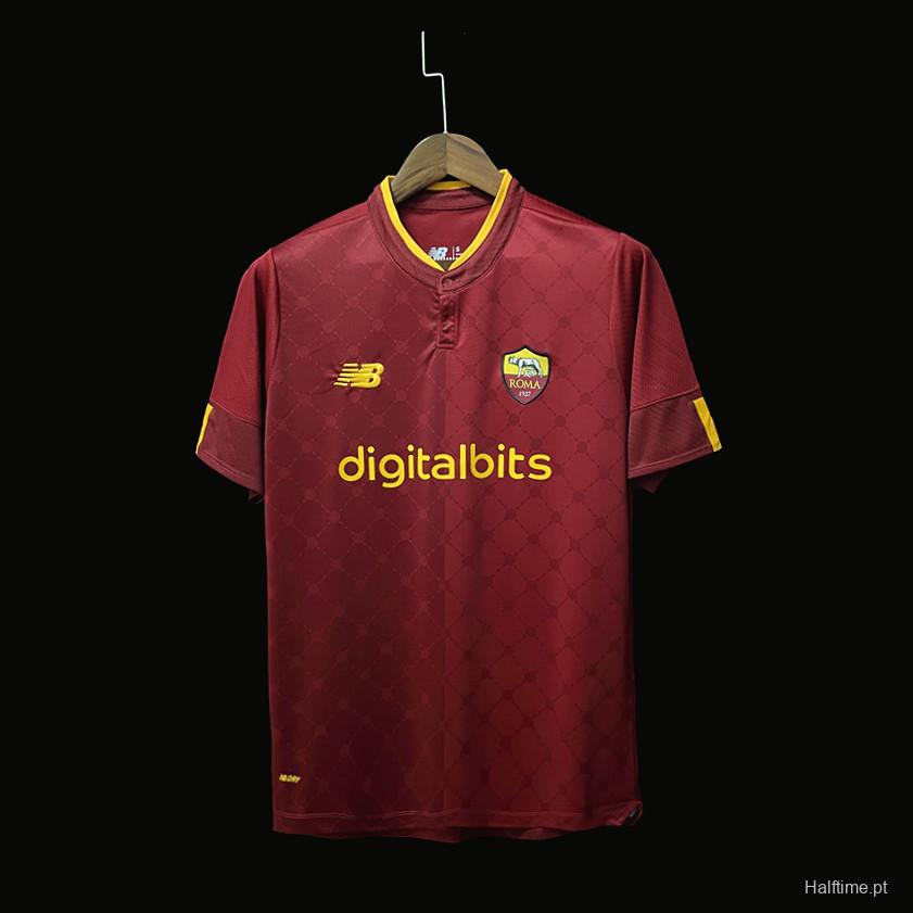 22/23 Roma Home Soccer Jersey