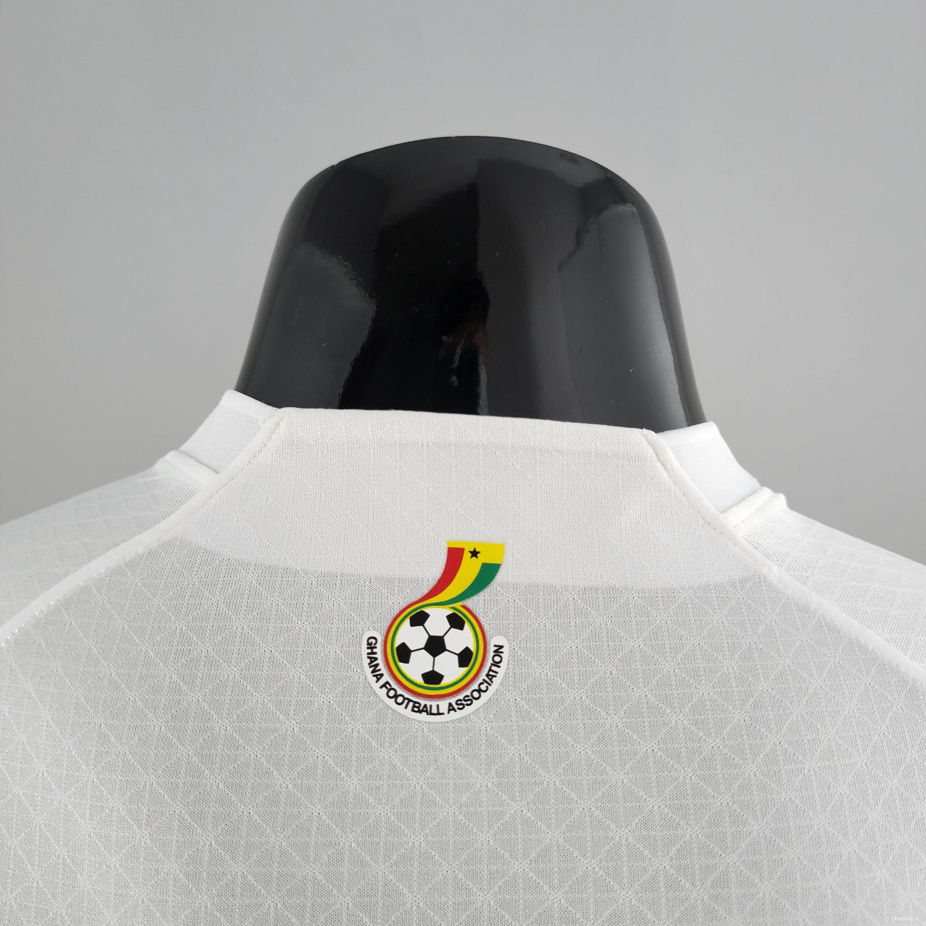 Player Version 2022 Ghana Home Soccer Jersey