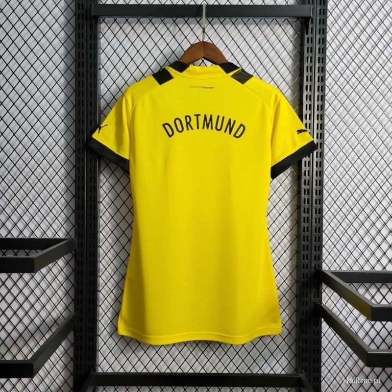 22/23 Woman Borussia Dortmund Home Soccer Jersey