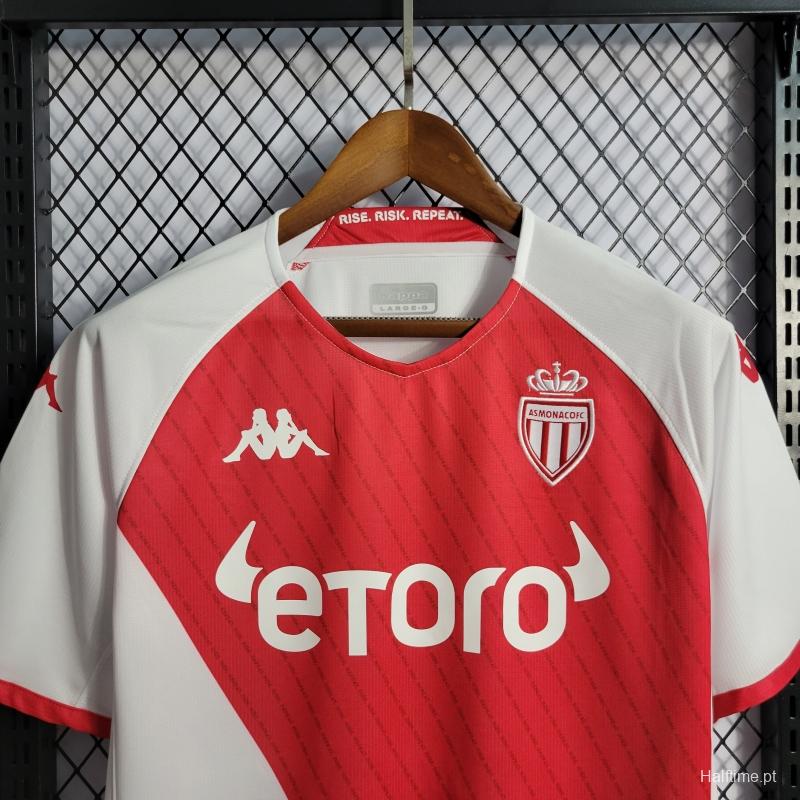 22/23 AS Monaco HOME Soccer Jersey