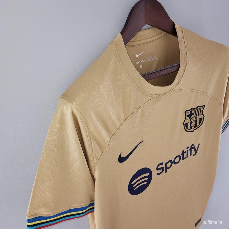 22/23 Barcelona Away Soccer Jersey