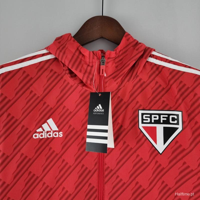 2022 Sao Paulo Windbreaker Red White