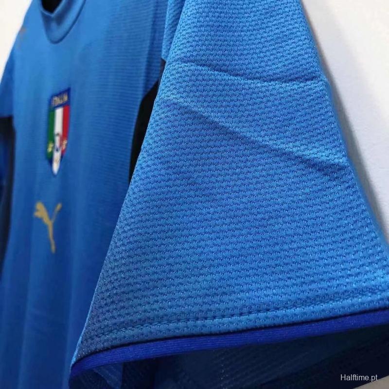 Retro 2006 Italy Home Soccer Jersey