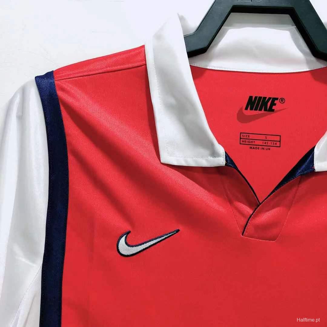 Retro 98/99 Arsenal Home Soccer Jersey