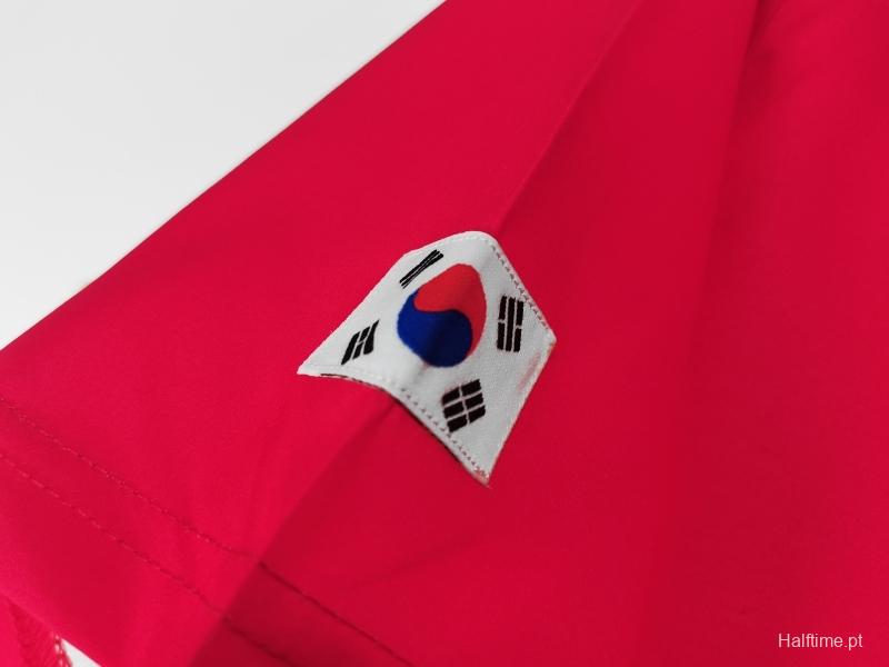 Retro 2002 Korea Home Soccer Jersey