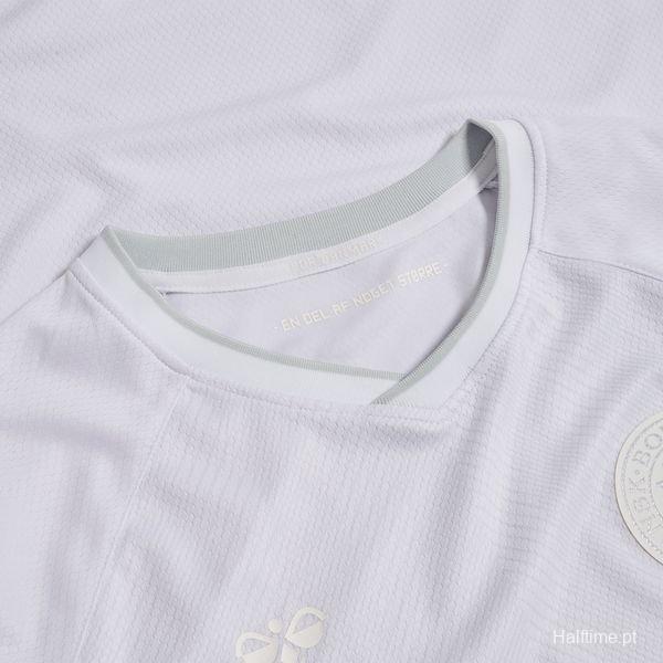 2022 Denmark Away White Jersey