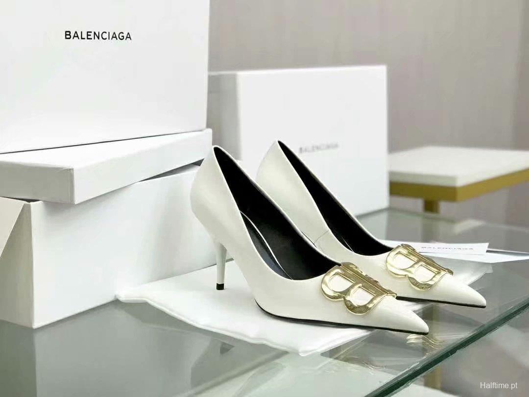 2 Color Women Balenciaga High Heels Shoes