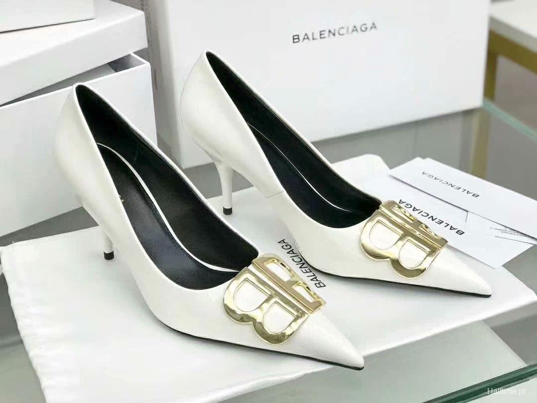 2 Color Women Balenciaga High Heels Shoes