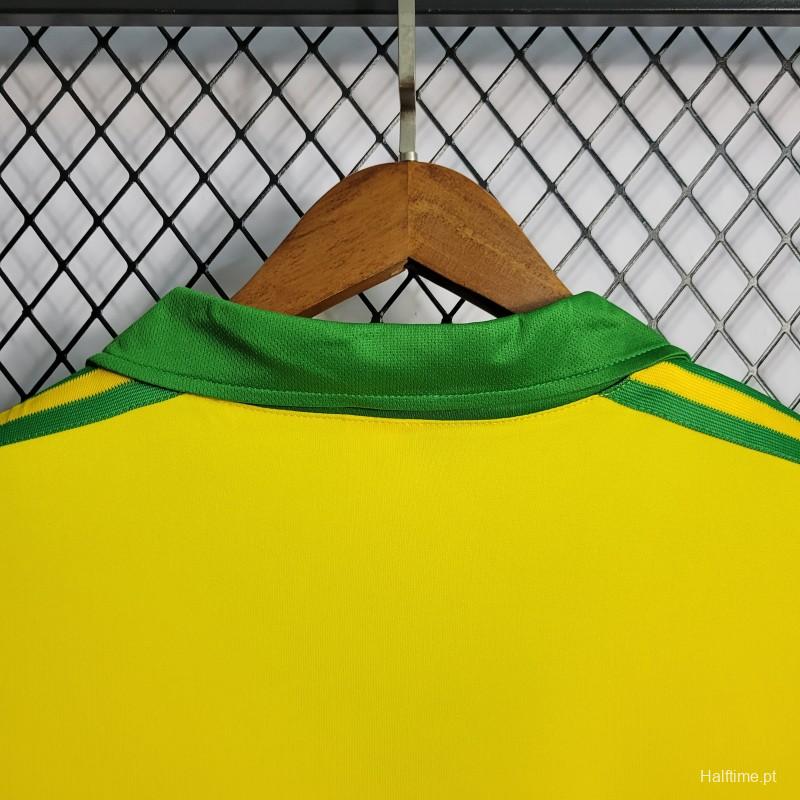 Retro 1997 Brazil Home Jersey